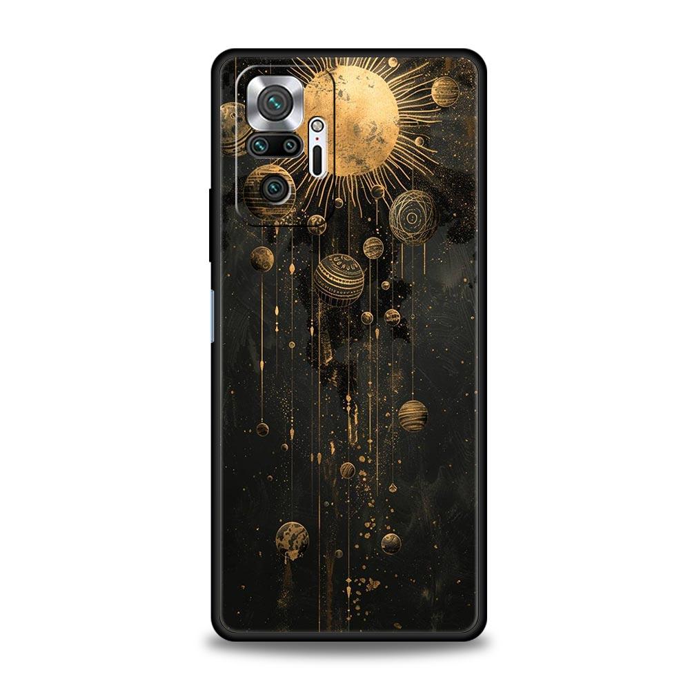 Fashion Starry Sky Stars Phone Case Cover for Redmi 14C 10C Note 15 14 13 12 10 11 K40 Pro Plus Soft TPU Shockproof Shell Fundas