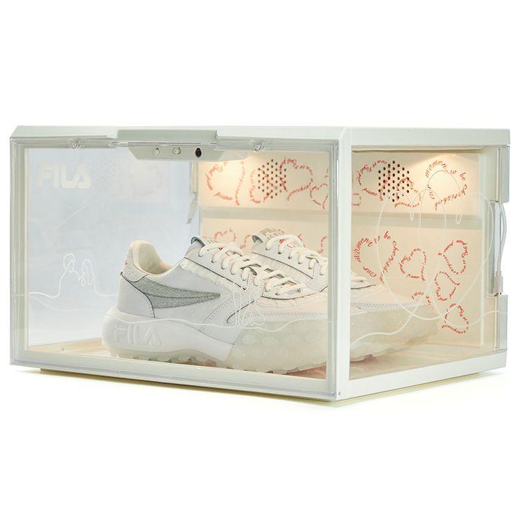 Fila Icona Gara Низкие спортивные повседневные кроссовки Женские кроссовки Белый Серебристый F12W223107FWA(S-BOX)