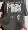 Jonas Brothers 20-я годовщина Jonas Tour 2025 футболка цвета древесного угля KV39617 Унисекс футболка
