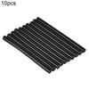 A&M Store 10/50Pcs Clear Black 7mm for Electric Tool Melt Glue Stick Heating Glue Gun