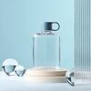 Water Cup 360/500ml Flat Water Bottle BPA Free Portable Pocket Size Water Container Transparent Drinkware