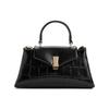 Charles & Keith Мини-квадратная сумка Женские сумки через плечо Кремовый Черный CK6-40770761
