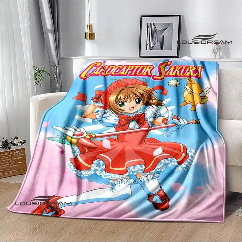 Card Captor Sakura Cartoon blankets fashion blankets Warm Flannel Soft Comfortable Blanket Home Travel Blanket Birthday Gift