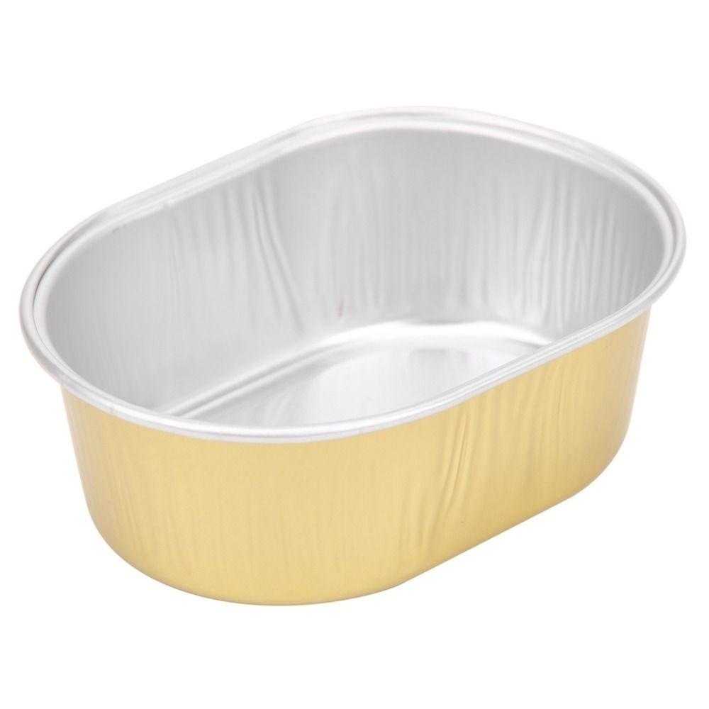 100PCS Aluminum Foil+PET Cake Cups 68ml Cake Cup Molds Dessert Catering Party Serving