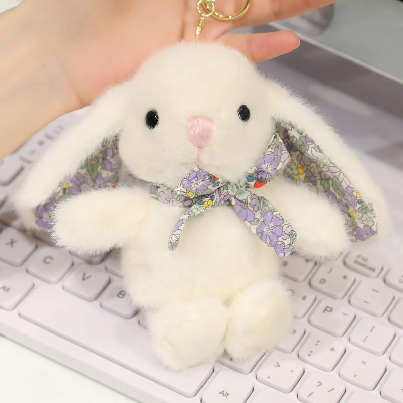 Пингвин Слон Мультяшный Цветочный Кролик Плюшевая Игрушка Брелок Декор для Сумки Подвеска
