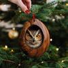 2025 Animal Christmas Tree Ornaments Cute 2D Acrylic Koala Monkey Cat Pendant For Christmas Bag Car Home Decoration