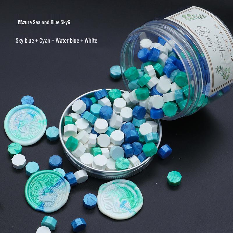 200pcs Colored Wax Seal Beads for DIY Projects in Large Bottle - Ideal for Journals & Wedding Invitations