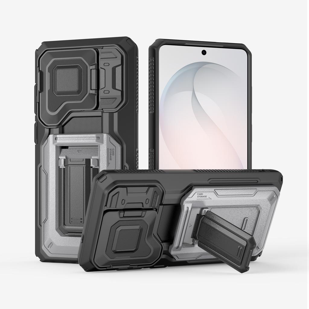 Применимо к Samsung S26Ultra Cass Mecha чехол для мобильного телефона S25Ultra вставляемая карта противоударный S25 защитный чехол