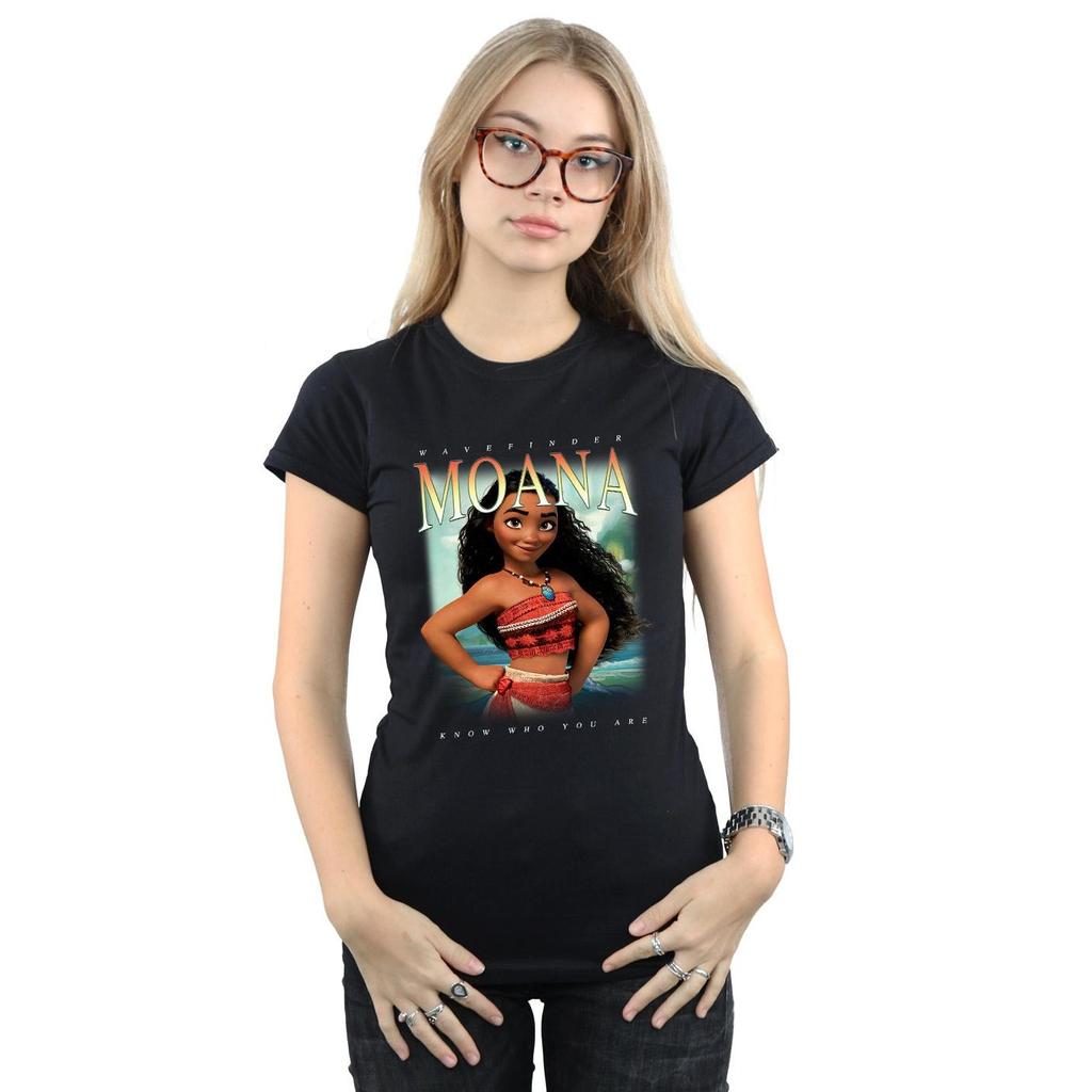 Disney Womens/Ladies Moana Montage Cotton T-Shirt