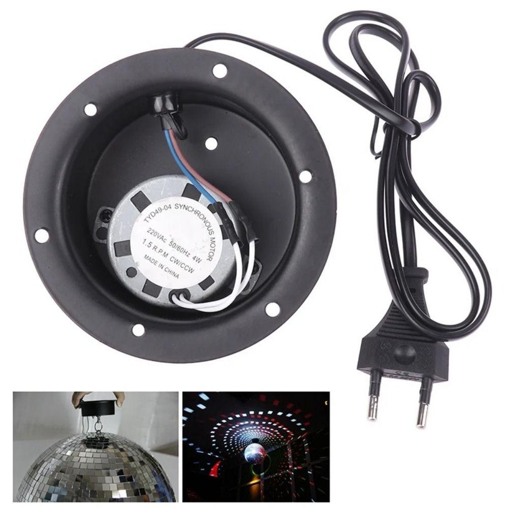 Black Mirror Ball Motor 220V Stage Lighting Accessories New Rotating Motor DJ KTV Party Light