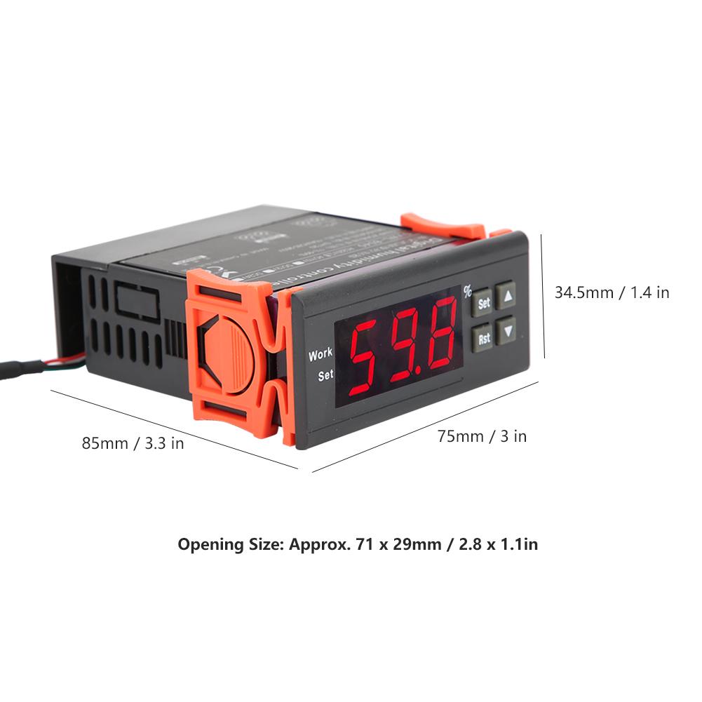 Цифровой контроллер влажности высокой точности со светодиодным экраном для увлажнителя SVWL8040 AC220V