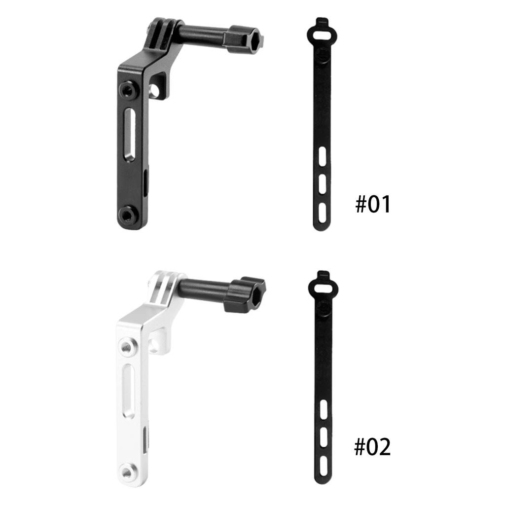 Aluminum Alloy Light Mount Lightweight Bikes Sports Camera Holder Non-Slip Bike Water Bottle Holder for Handlebar Speedometer