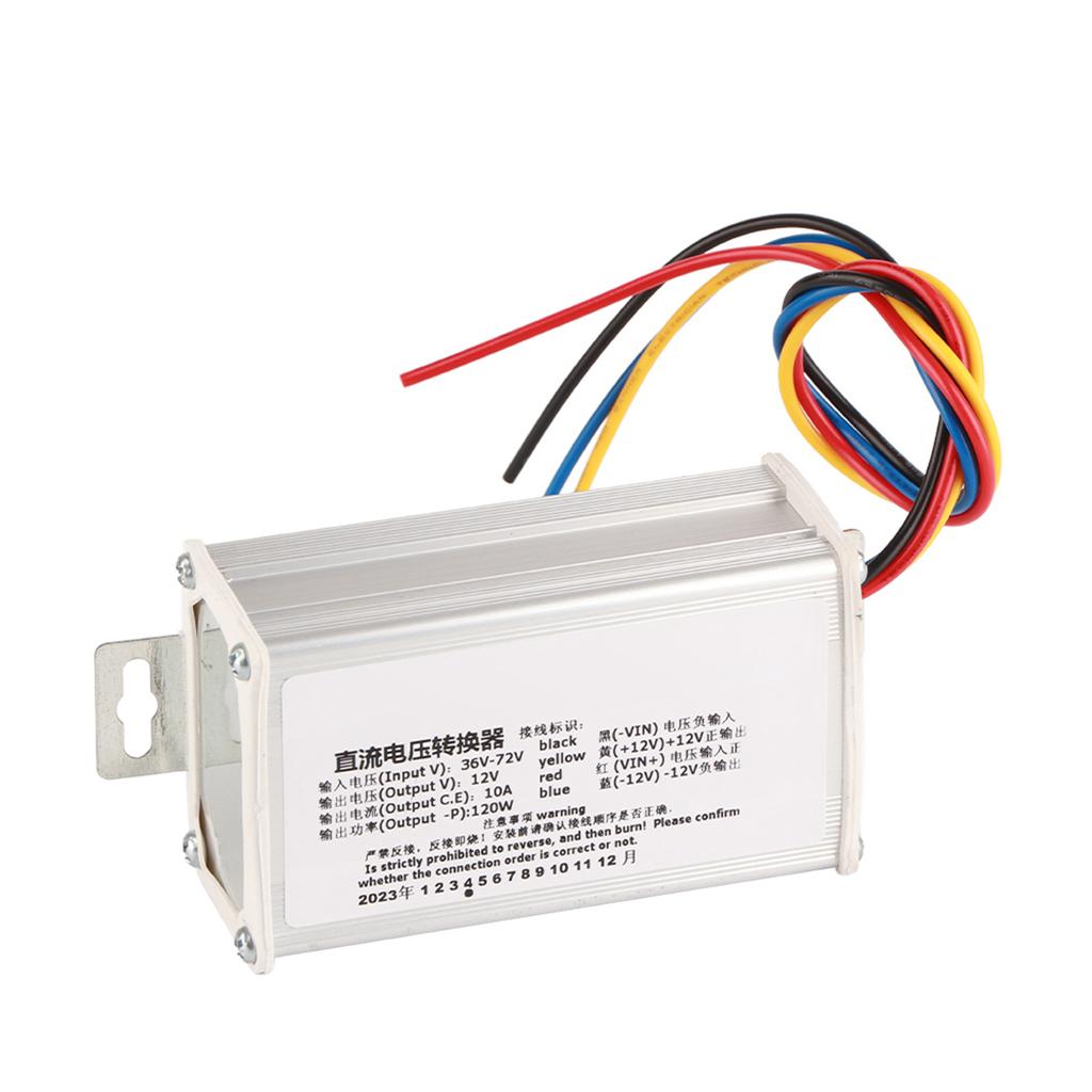 Converter,   Converter Power Supply Module 36V‑72V to 12V 10A for Car Electronics