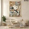Snoopy Woodstock Garden Tapestry Fashion Print Background Cloth Wall Decoration Christmas Gift Background Wall Hanging Cloth