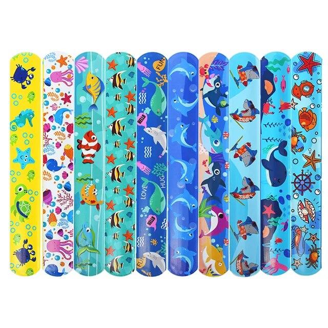 Динозавр хлопает в кружок, игрушки для детей, мир Юрского периода, Дино, декор для дня рождения, животные в джунглях, сафари, тематические подарки, браслет