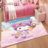 My Meloday Cartoon Anime kawai Pink Carpet for Living Room Bedroom Rug Kitchen Door Kids Unslip Floor Mat Alfombra Birthday gift
