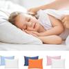 2Pcs High-density Solid Color Children's Pillowcases Skin-friendly Envelope-style Pillowcase Travel