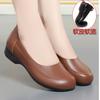 Модные женские туфли-лодочки из натуральной кожи с неглубоким вырезом, женские туфли на низком каблуке, удобная мягкая подошва, лоферы, повседневная обувь