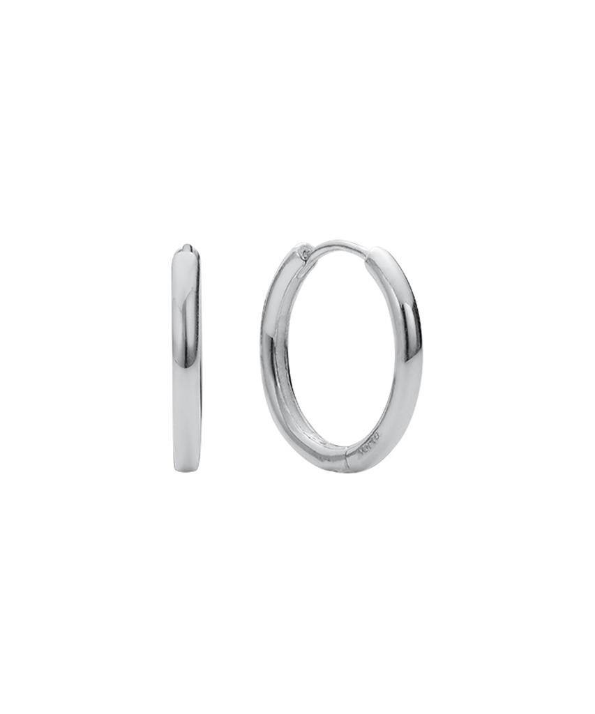 Verte [Серебро 925 пробы] Deux.Silver.210 / Толстая базовая серьга