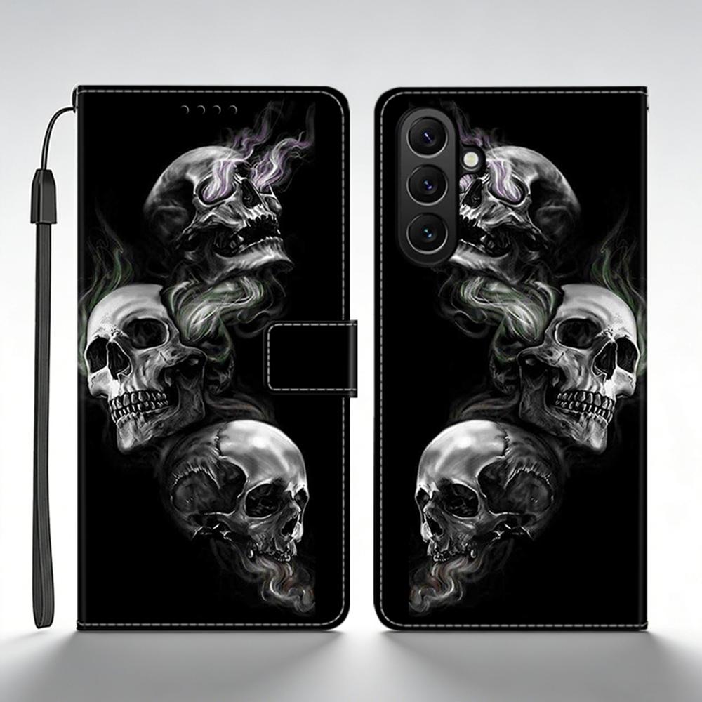 Мультяшный чехол для телефона Samsung Galaxy A55 Чехол A556B A556E Кожаный кошелек Чехлы-книжки для Samsung Galaxy A55 5G Задняя крышка Fundas