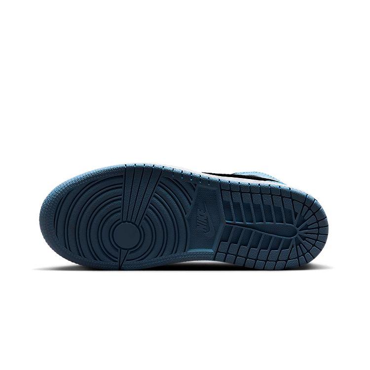 Детские кроссовки Air Jordan 1 Mid PS Ice Blue Black Sail White 640737-401