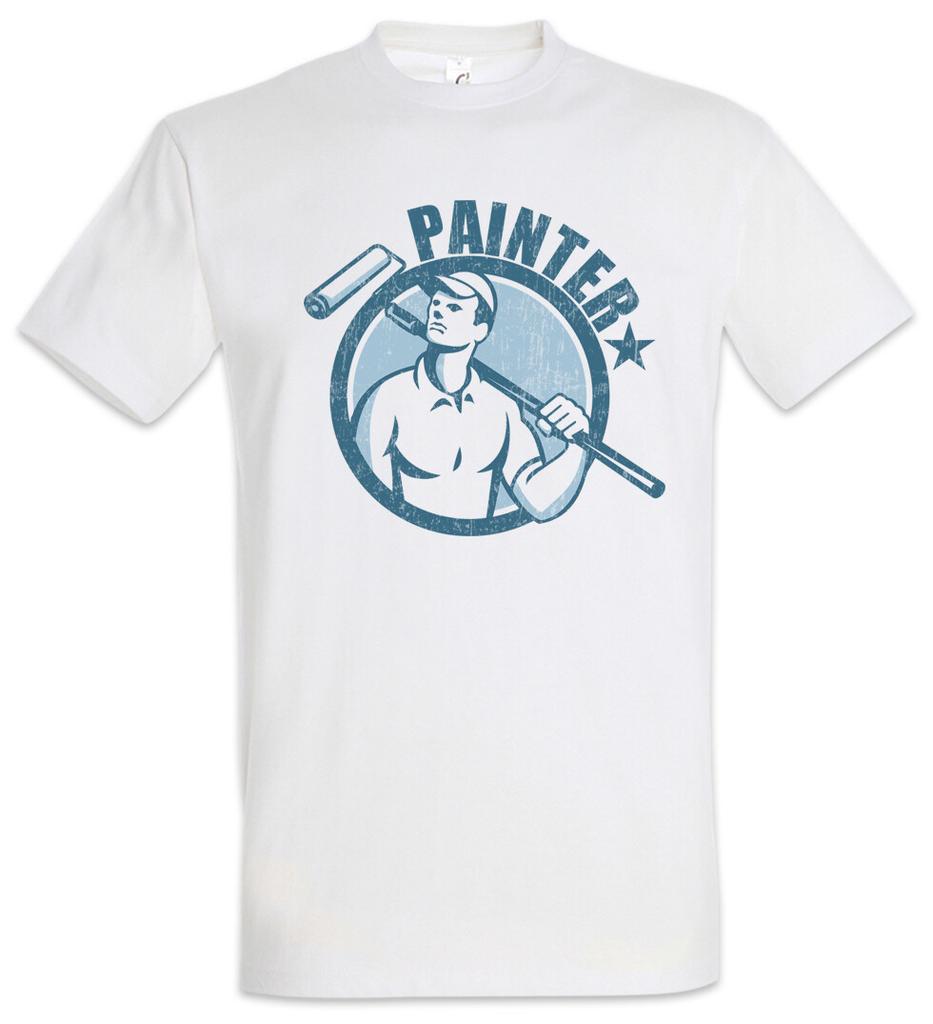 Painter V T-Shirt Mens Womens Tees Top Artist To Paint Handcraft Craft Craftsmen Artisans Artisan