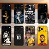 Футбольный 10 Н-Неймар Чехол для телефона Для iPhone 17,16,15,14,13,12,11 Plus,Pro Max,SE4 Мягкий Силиконовый Черный Чехол