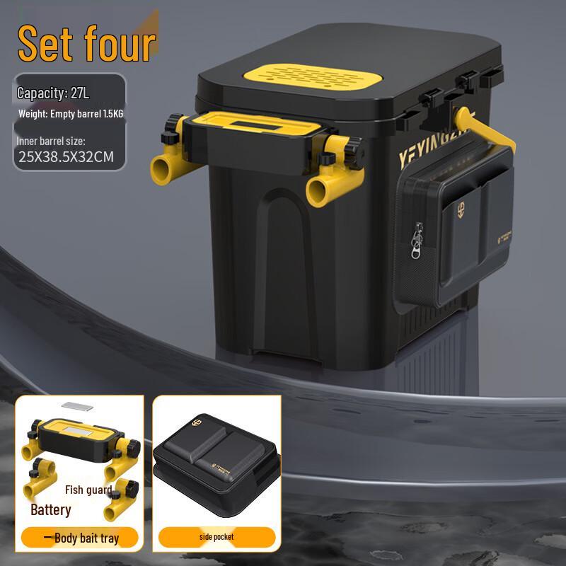 Campers Multi-functional Sit-on Fishing Box