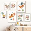 Бохо Тигр Леопард Динозавр Медведь Лев Кролик Постер Детская Настенная Роспись Принт Холст Живопись Картинки Детская Комната Домашний Декор