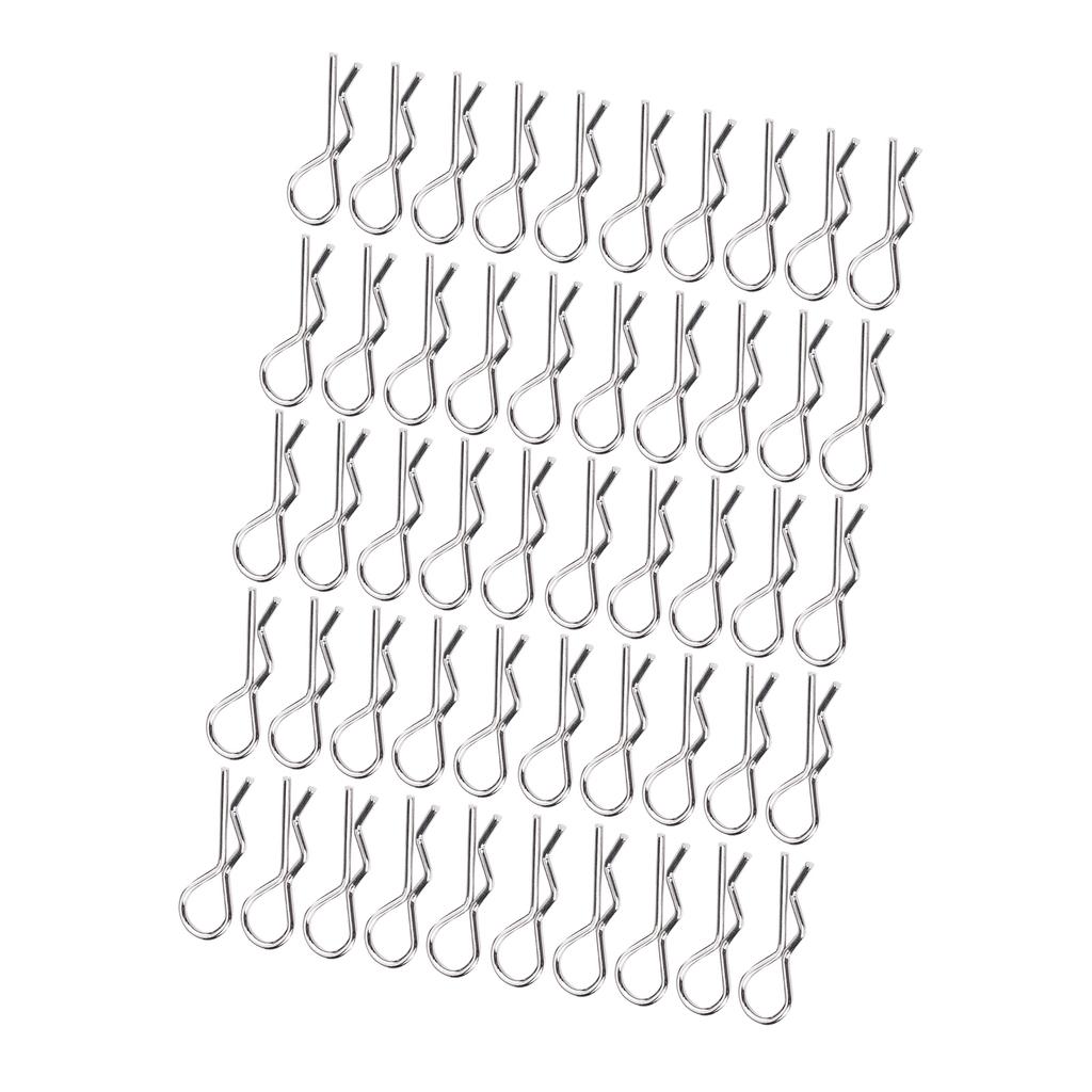 50 Pcs RC Accessories R Type Body Clip Pin for 1 10 1 12 1 16 Scale Remote Control Car Shell