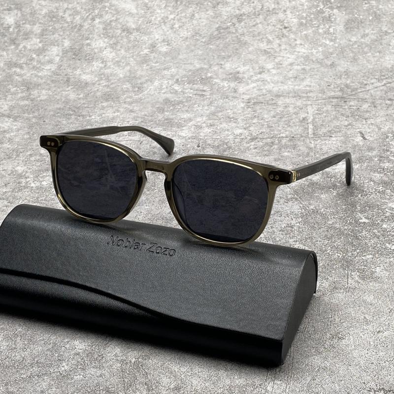 High quality retro square sunglasses for men and women High Street acetic Acid frame UV protection uv400 colored lens glasses