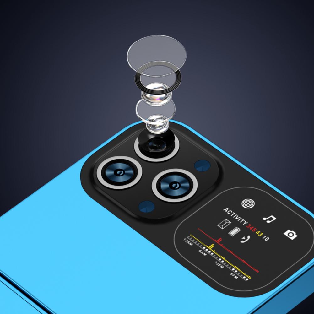 Mini Flip Mobile Phone Dual SIM Card 2G GSM 2.0 Inch Screen Speed Dial Magic Voice Torch FM Blacklist Small Flip Phone Spare Phone