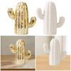 Cactus Piggy Bank Gift Decorative Money Bank Crafts Artwork Cactus Figurine Ornament for Living Room Bedroom Office Children
