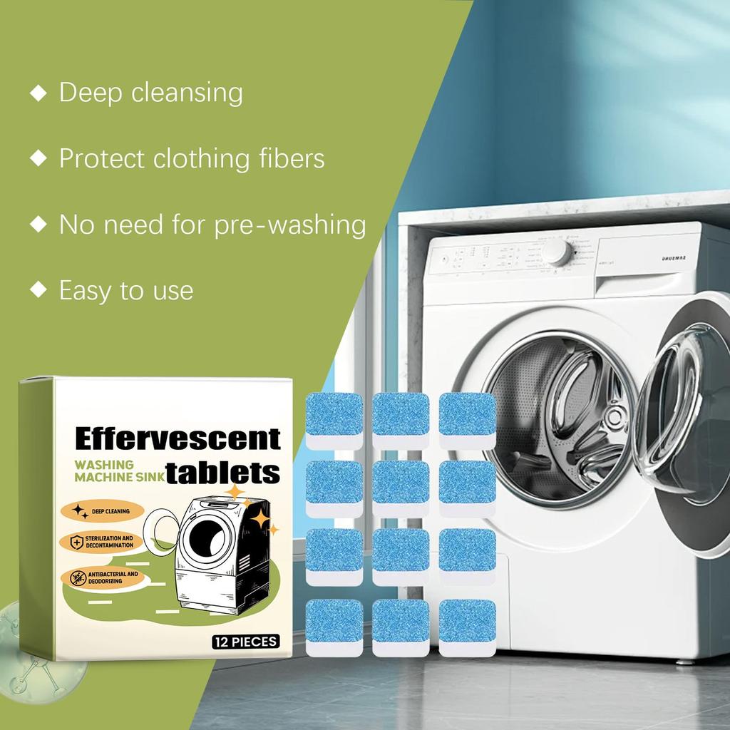Шипучая таблетка для чистки щелей стиральной машины, легко очищает от накипи и запаха. Таблетка для чистки щелей стиральной машины.