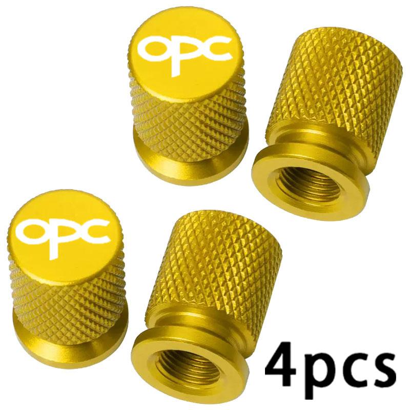 4PCS Colorful Car Accessories Car Tire Valve Cap For Opel OPC