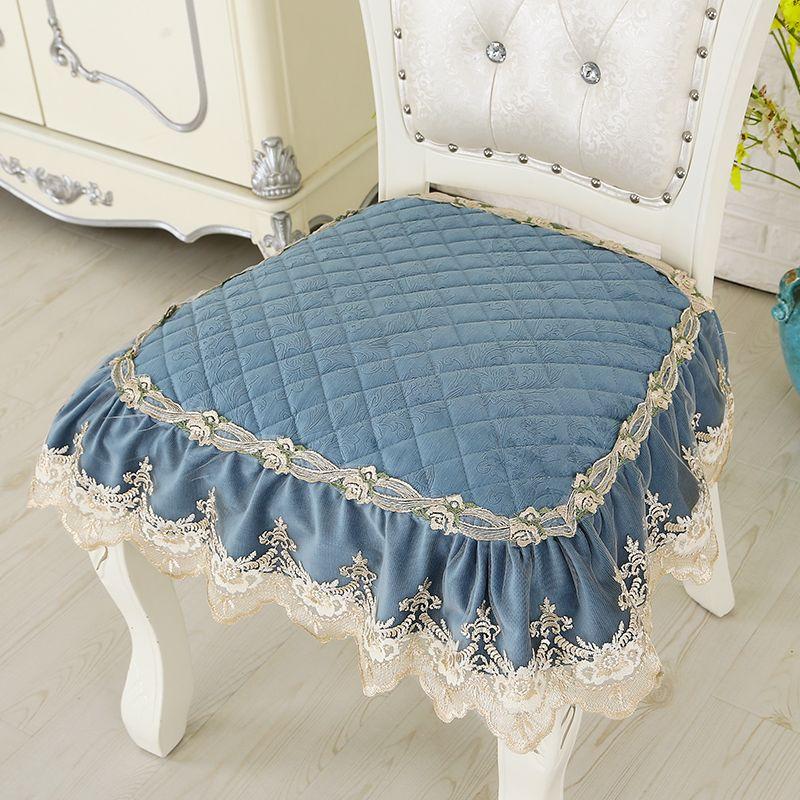 High-End Dining Chair Cushion Cushion All Year Round Fabric Chair Cushion Home Dining Chair Seat Cover Extra Large Chair Cover Stool Cover