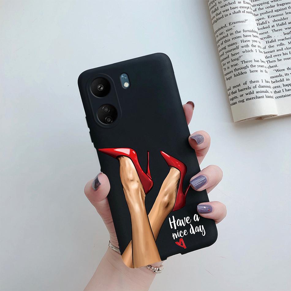 Для Xiaomi Redmi 13C Чехол Супер Мама Малыш Мода Девочки Чехол Мягкий ТПУ Fundas Для Xiaomi Redmi 13C 13 C Redmi13C Чехол для Телефона Coque