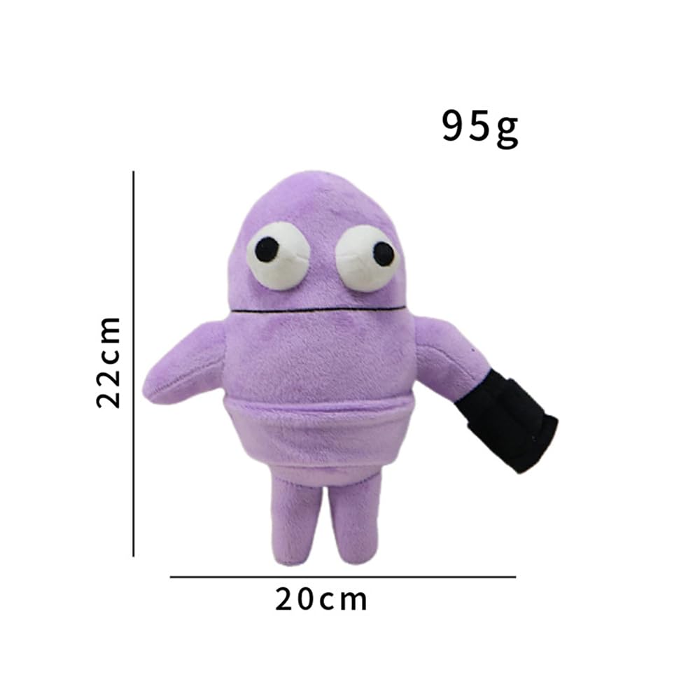REPO Plush Toy, Game Monster, Character Gift, Gift for Monster Game Fans (Purple)