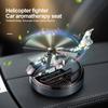 1 Set Car Air Freshener Solar Rotating Solid Aromatherapy Helicopter Shape Car Fragrance Diffuser Ornament Automotive Decoration