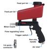 Handheld Pneumatic Blasting Gun Set Adjustable Small Sand Blasting Machine Portable Gravity Sand Blaster Sandblasting Gun 90psi