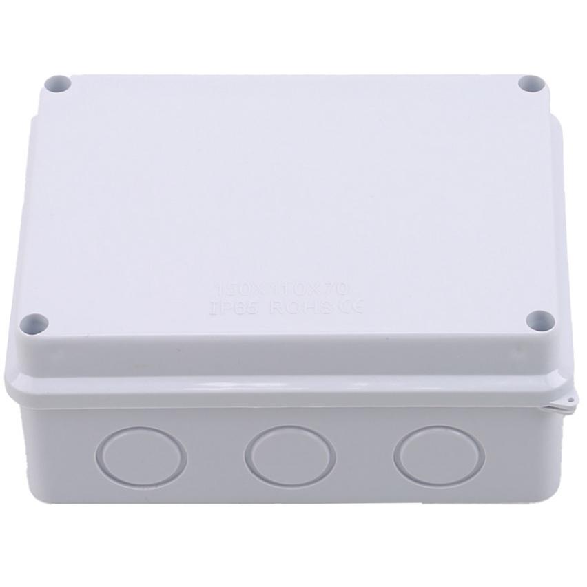 ABS Waterproof Junction Box White Outdoor 1Pc Sealed Universal Electrical Project Box