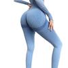 Бесшовные градиентные брюки для йоги с персиковыми бедрами, высокой талией, дышащие и эластичные, для занятий спортом на открытом воздухе, облегающие фитнес-брюки для женщин