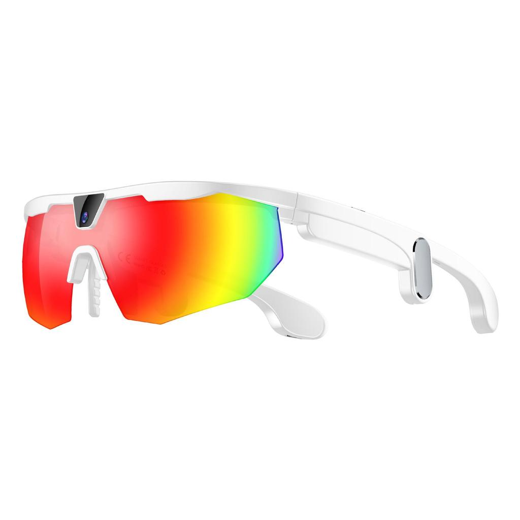 800W Pixel AI Smart Glasses: Cross-Screen Video Recording, Bluetooth Calls & Music for Cycling