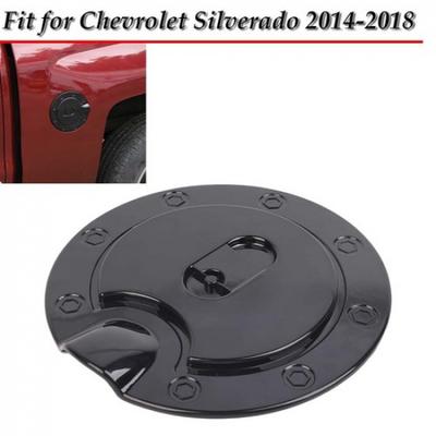 Черный Для Chevy SilveradoSierra 2014-18 Крышка лючка топливного бака Панель бензобака Накладка