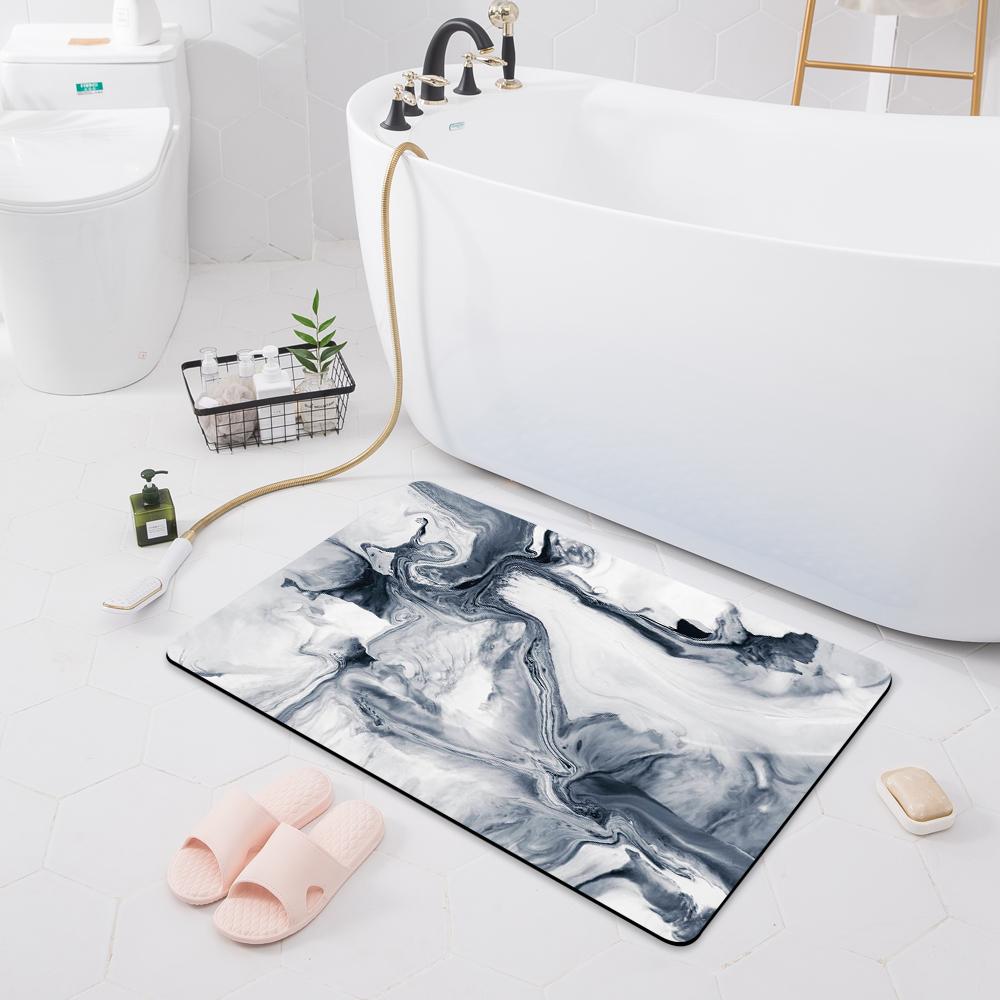 Bathroom Non-slip Absorbent Mat Toilet Shower Room Carpet Bedroom Corridor Floor Kitchen Door Mat Carpet