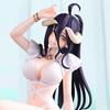 16cm Pressed Instant Noodles Overlord III Albedo Swimsuit Anime PVC Action Figure Toy Collectible Model Doll