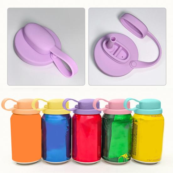 Крышка для стакана с защитой от проливания предотвращает проливания Идеально подходит Крышка для соломинки Крышка для банки для напитков из пищевого силикона