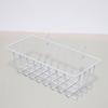 Metal Decorative Storage Basket Diy Iron Grid Flower Pot Hanging Shelf Wall Art Mounted Frame Mesh Display Rack Home Decoration