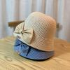 Женская складная шляпа от солнца в корейском стиле с бантом-бабочкой, широкополая шляпа-панама