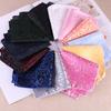 Men's Pocket Square: Customizable Logo Pattern Handkerchief for Gentleman, Evening Accessories